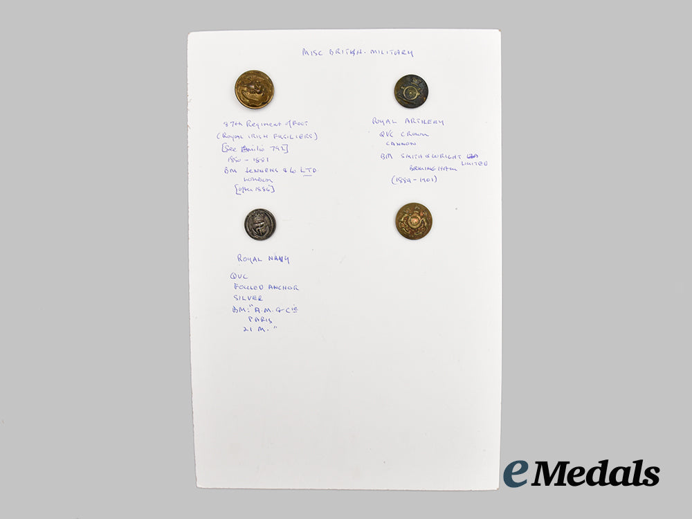 united_kingdom._a_collection_of_regmental_and_military_buttons___m_n_c9508