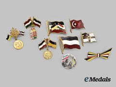 Germany, Austria, Hungary, Turkey. A First War Lot of Nine Lapel Badges