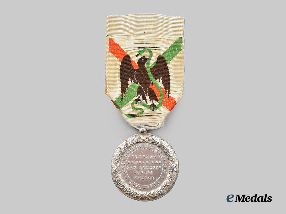 france,_second_empire._a_commemorative_medal_of_the_mexico_expedition.___m_n_c9536