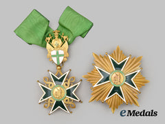 Italy, Kingdom; International. A Military and Hospitaller Order of St. Lazarus of Jerusalem, Commander Set