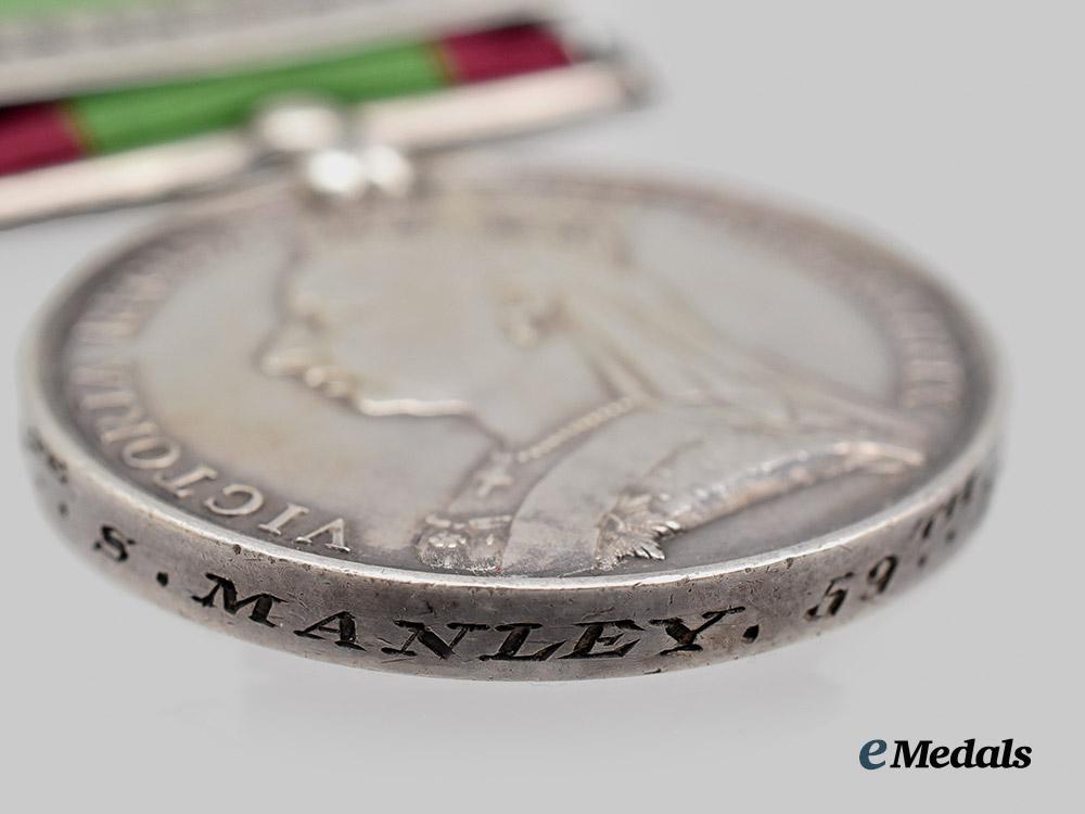united_kingdom._an_afghanistan_medal_with_a_h_m_e_d_k_h_e_l_clasp,_to_pte._s_manley,59th_foot___m_n_c9573