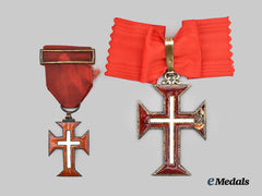 Portugal, Kingdom. A Military Order of Christ with Miniature.