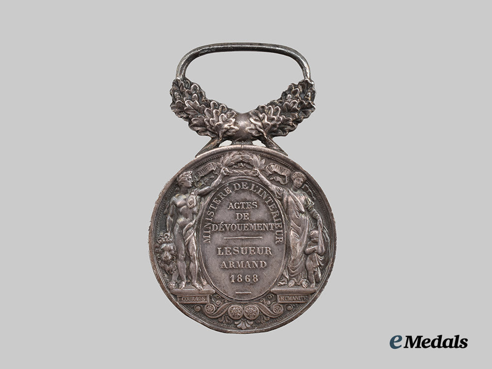 france,_second_empire._an_honour_medal_for_courage_and_devotion___m_n_c9744