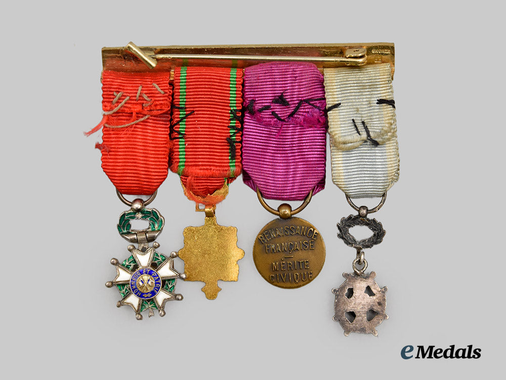 france,_republic._a_miniature_medal_bar___m_n_c9763