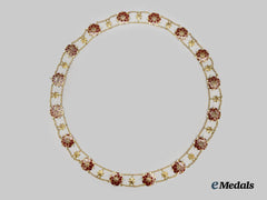 Jordan, Kingdom. An Order of Al-Hussein, Collar with Diamonds, c.1960