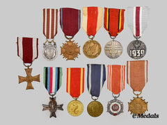 Poland. A Lot of Eleven Medals and Decorations