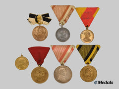 Austria, Imperial. A Lot of Seven Medals