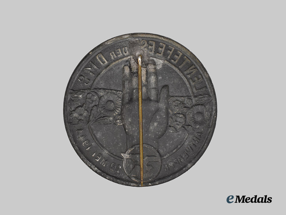 belgium,_kingdom._a1944_vlaamsch_nationaal_verbond_youth_movement_spring_festival_commemorative_badge___m_n_c9872