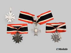 Germany, Federal Republic. A Lot of Knight’s Crosses of the War Merit Cross, 1957 Versions