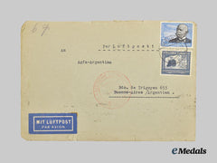 Germany. A Third Reich Period Letter Sent to German Graphics Company Agfa’s Argentina Office