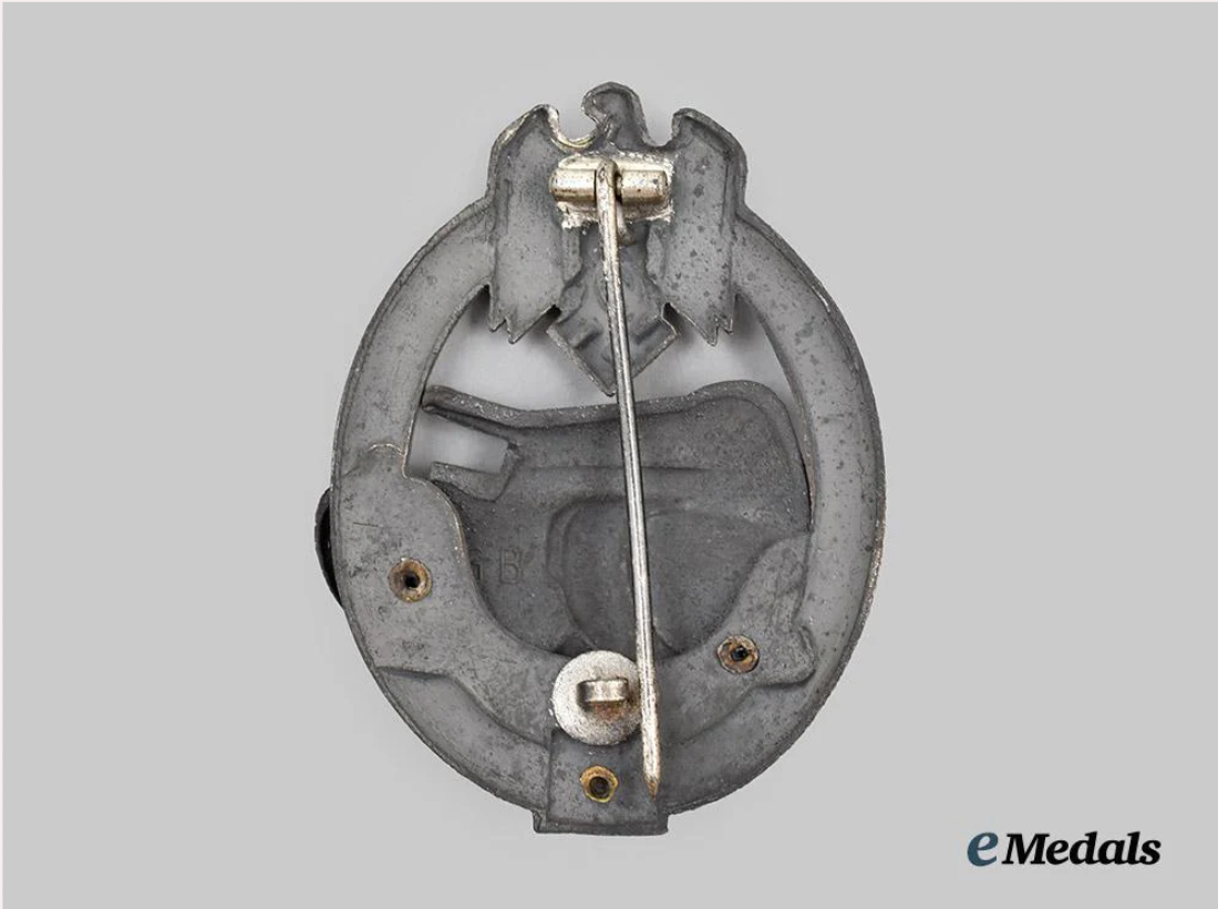 Germany, Wehrmacht. A Rare Panzer Assault Badge, Special Grade for 50 Engagements, by Gustav Brehmer