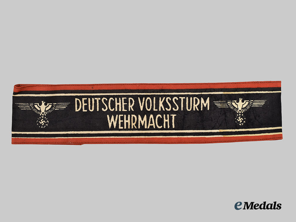 Germany, Third Reich. A Pair of Armbands for Party and Militia Service