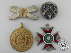 Four German Imperial Shooting Awards