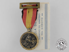 A 1936-1939 Spanish Campaign Medal With Carton