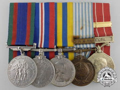 Canada. A Second & Korean War Medal Bar To Quarter Master Sergeant