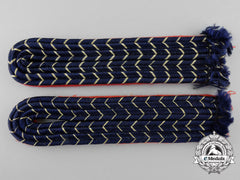 A Set Of Reichsbahn Shoulder Board Pair For Officials Of Pay Groups 17A And 17