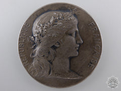 A 11927 French Minister Of War Award Medal; Silver Grade