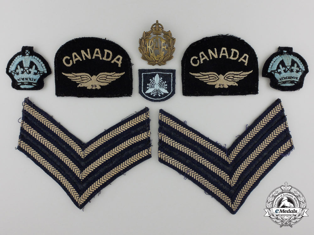a_second_war_royal_canadian_air_force_sergeant's_insignia_group_a_126