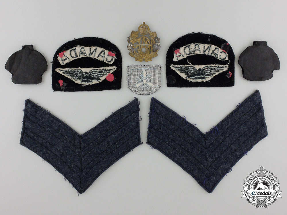 a_second_war_royal_canadian_air_force_sergeant's_insignia_group_a_127