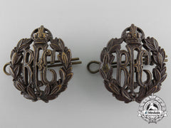 A First War Pair Of Royal Flying Corps (Rfc) Collar Tabs