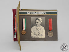 A Rare Iron Cross 2Nd Class 1939 Document Group To Afrikakorps Nurse Ilse Schulz