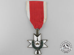 A Croatian Order Of King Zvonimir 1941-45; Third Class With Oakleaves
