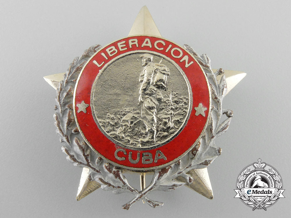 a_scarce_cuban_order_of_combat_for_the_liberation_war_a_1640