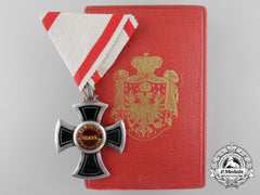 A Montenegrin Order Of Danilo; Fifth Class Cross With Case