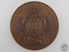 A 1882 French Bordeaux Philomatic Society Table Medal Award