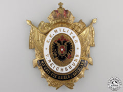 A 1910 Austrian Shako Badge