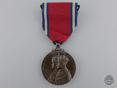A 1935 George V Jubilee Medal With Broach