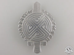 A 1936 Saxon Gau Roll Call Badge