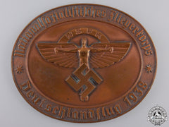 A 1938 Nsfk Air Rally Table Medal; Numbered