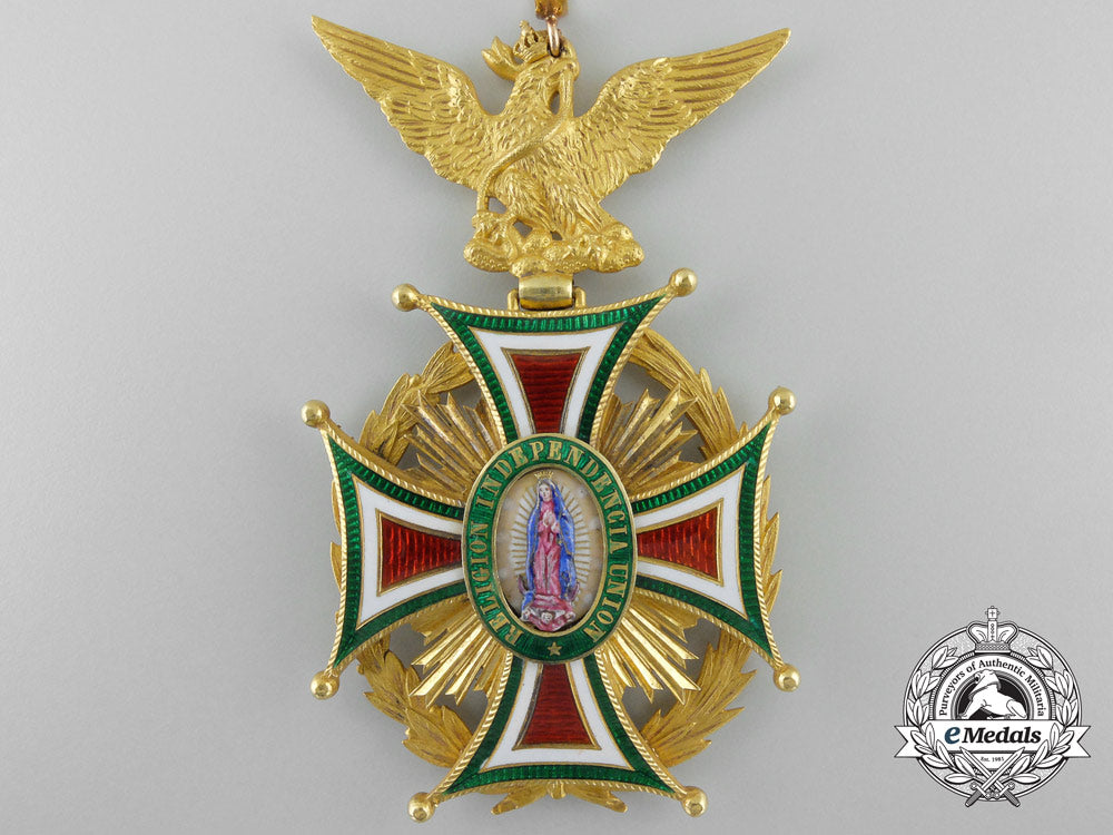 an_outstanding_mexican_imperial_order_of_guadalupe;1_st_class_in_gold(1863-1867)_a_1944