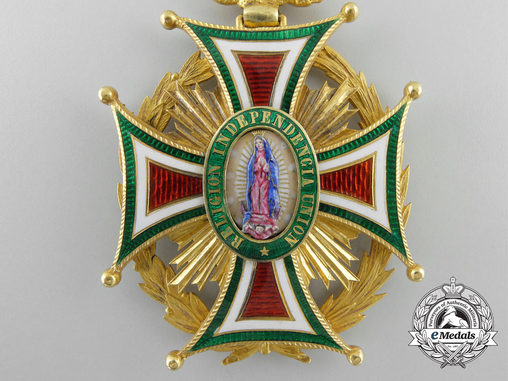 an_outstanding_mexican_imperial_order_of_guadalupe;1_st_class_in_gold(1863-1867)_a_1945