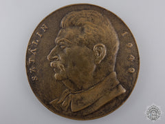 Russia, Soviet Union. A 1949 Joseph Stalin Commemorative Table Medal