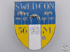 A 1956 United Nations Swedcon Beret Badge