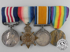A First War Military Medal Group To 2Nd Lieut Macauley; Royal Scots