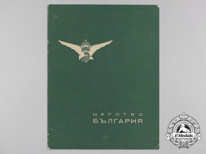 a_grouping_to_oberleutnant_emil_beutler_with_documents&_bulgarian_eagle_badge_a_1993