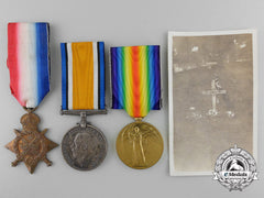 A First War Medal Trio To The Canadian Army Medical Corps