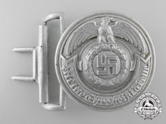 An Ss (Schutzstaffel) Officer's Belt Buckle By Overhoff & Cie