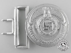 Germany. An Ss Officer's Belt Buckle, By Overhoff & Cie, Published Example