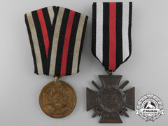 Two Prussian Medals And Awards