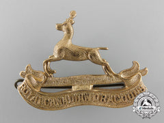 A Rare First War Royal Canadian Dragoons Officer's Cap Badge By Birks