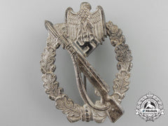 A Near Mint Tombac Infantry Assault Badge; Silver Grade