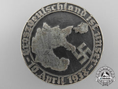 A 1938 "Groszdeutschland Ist Unser" Tinnie