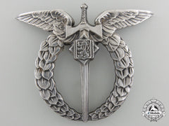 A Second War Czechoslovakian Air Force Pilot's Badge By Spink