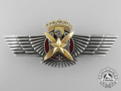 A Fine Spanish Pilots Wing In Solid Silver