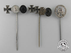 Three First War German Stickpin