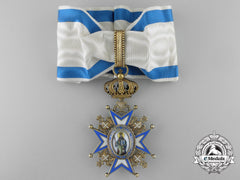 A Serbian Order Of St. Sava; Third Class Commander Cross